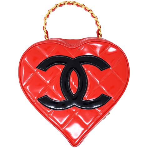 Chanel heart shaped bag